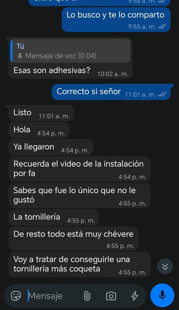Evidencia de compra - Cristian